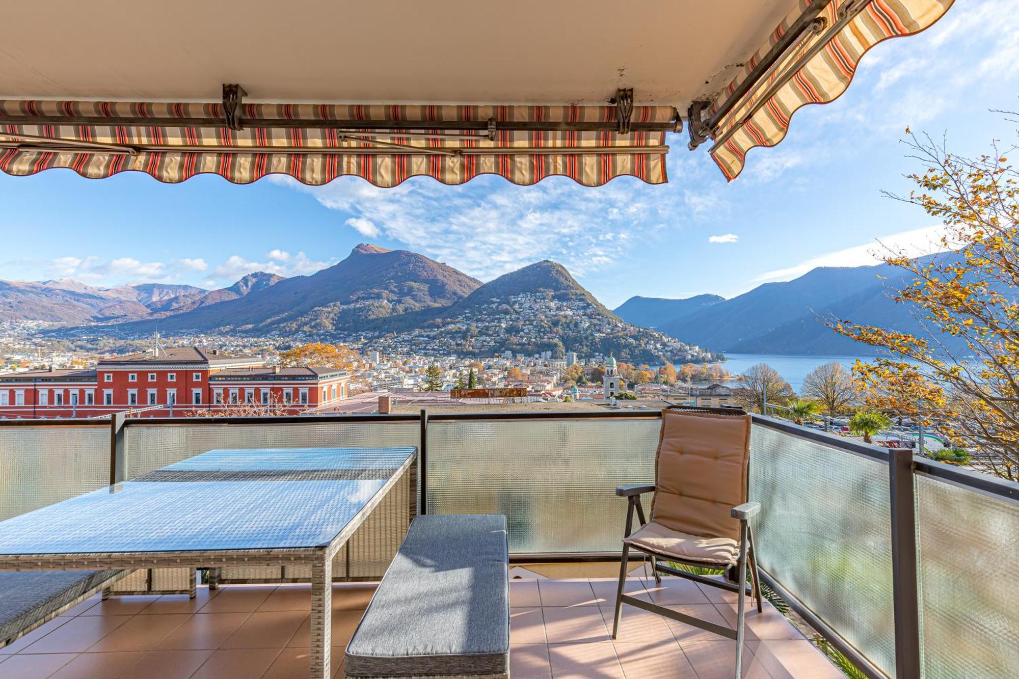 Imperial Of Lugano 4 With A Lake View Behind The Station And 10 Min From The Lake Daire Dış mekan fotoğraf